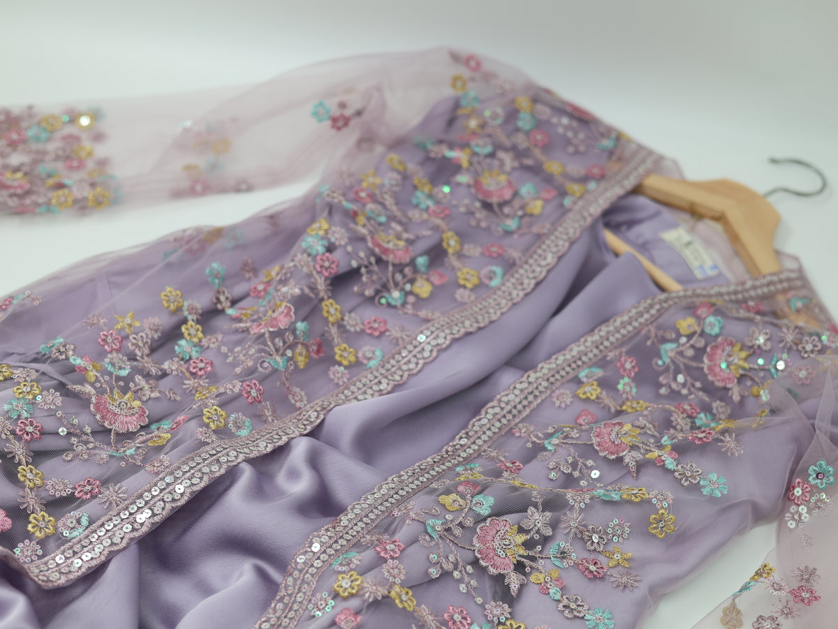 Soma Kurdish Dress Lavender with DASMAL