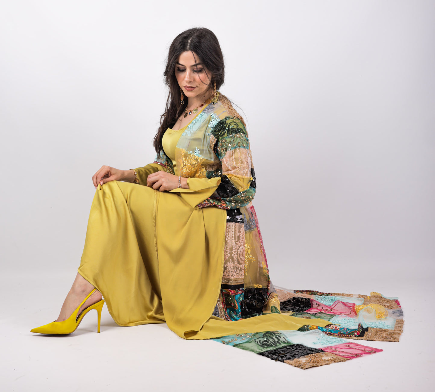 Zeiton Kurdish Dress Eco collection includes Shamaran Belt