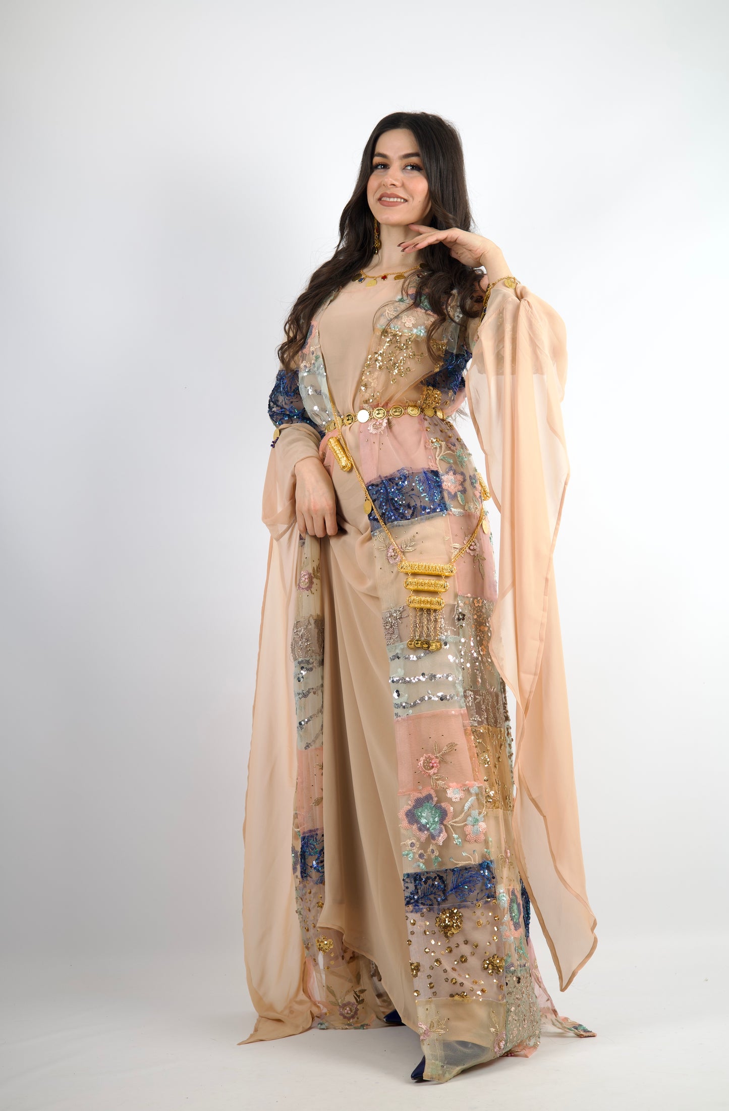 Sorme– Exclusive Kurdish Eco Set  Handcrafted • Sustainable • Meaningful  3 items and includes Belt and Arm pins as gift