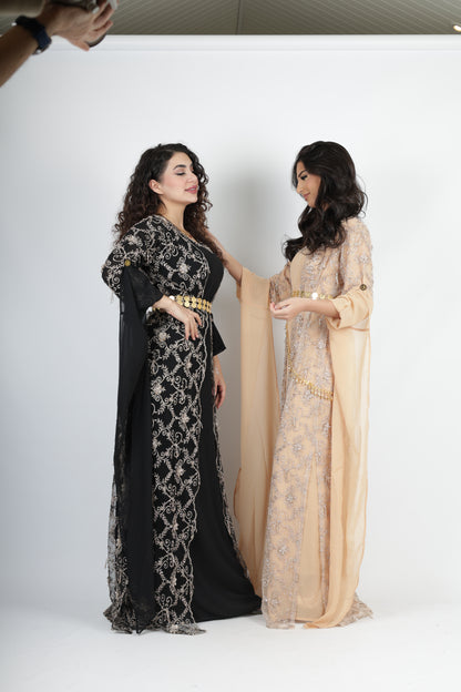 Awaz Black Kurdish Dress 3 items