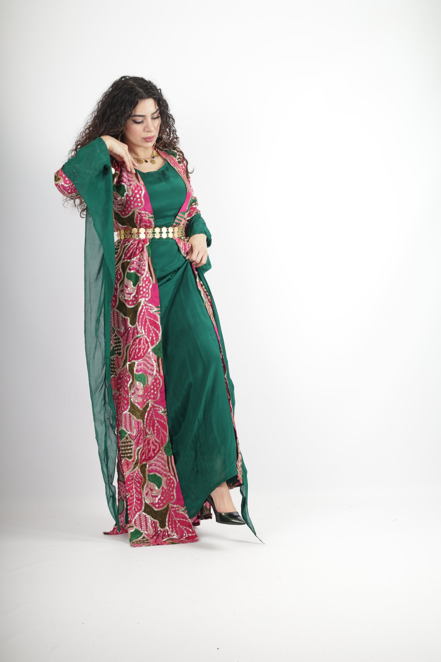 Peraw Kurdish Dress Green