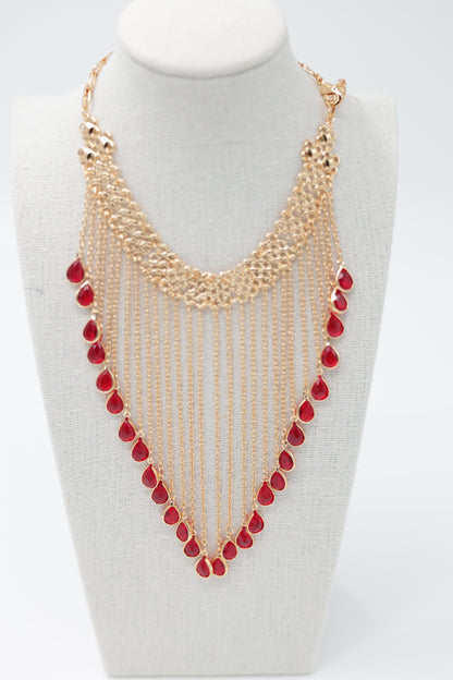 Sine Rez Red Necklace