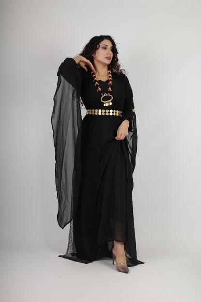 Merwari Black Dress جلی کوردی مرواری رەش