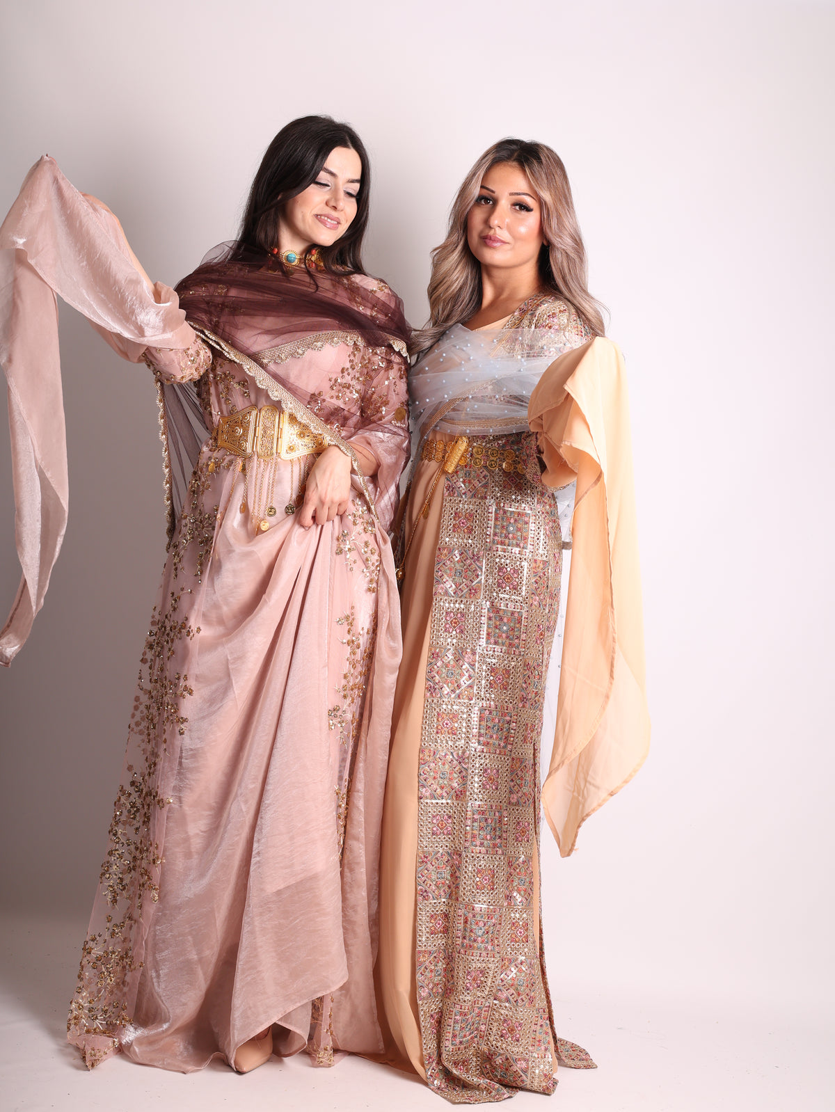 Shkofa– Rose Gold -Kurdish Dress 4  Brown