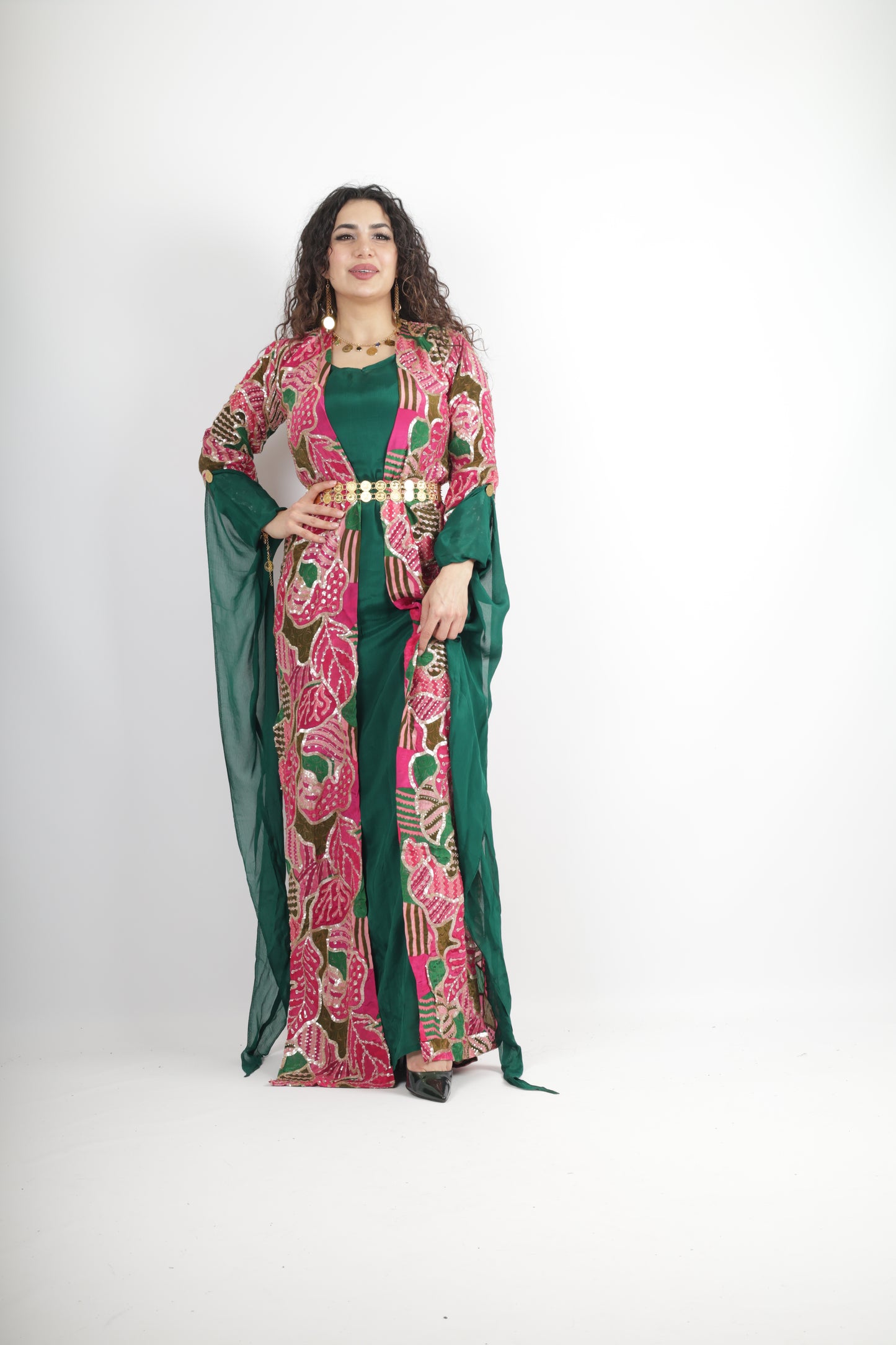 Peraw Kurdish Dress Green