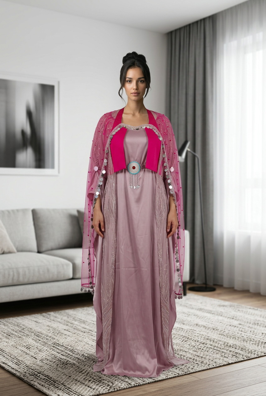 Bnawsh in 6 pieces Traditional Kurdish Clothing