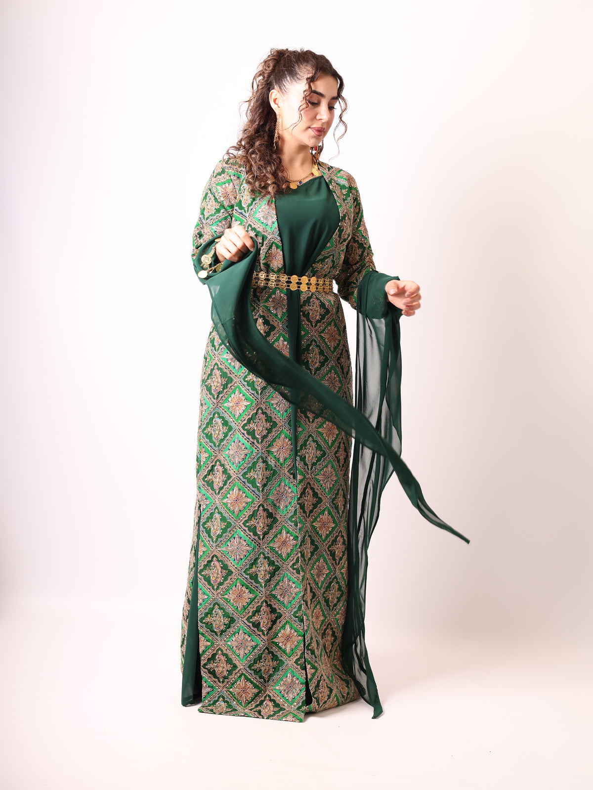 Monire Dark green 3 items