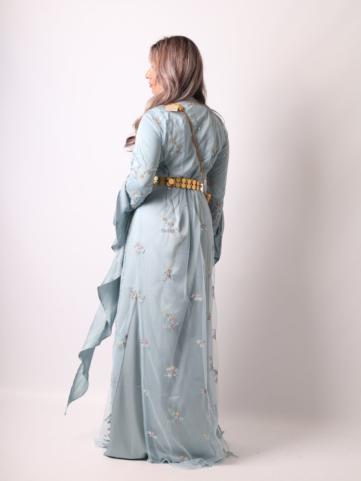 Soma Kurdish Dress Sky Blue Soma سۆما