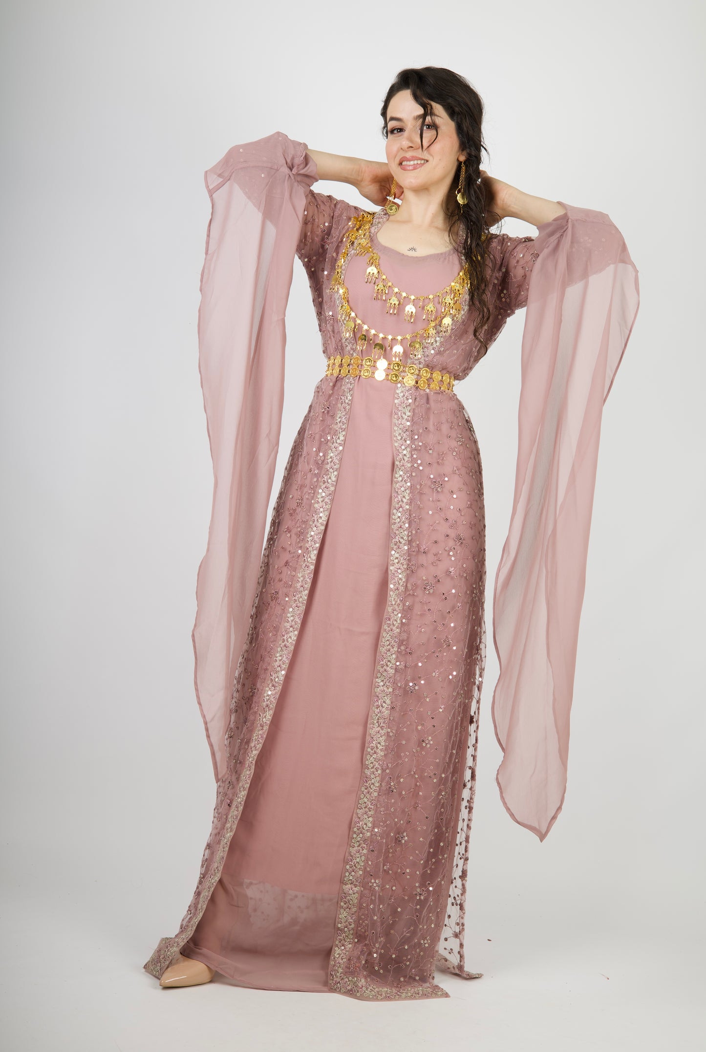 Hana Collection Dasty Pink tone 3 items including