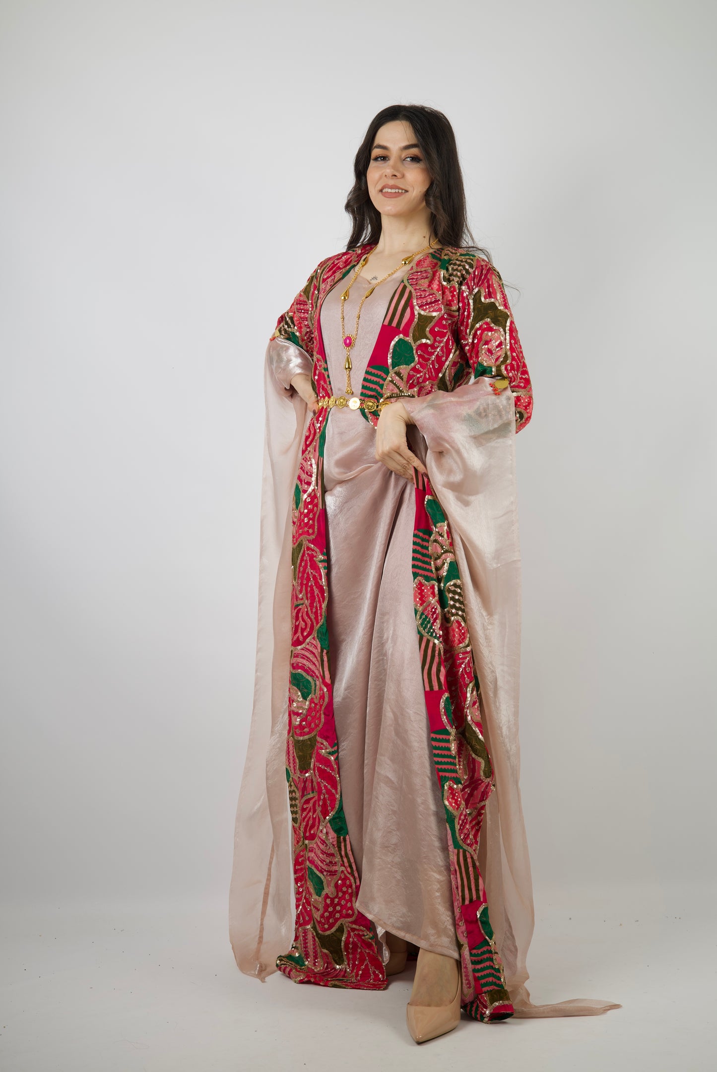 Peraw Kurdish Dress Pink