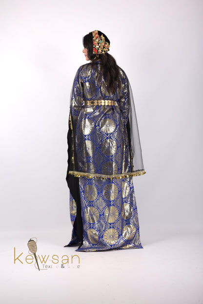 Kurdish Dress Hafse Xan 2 items Carbon blue