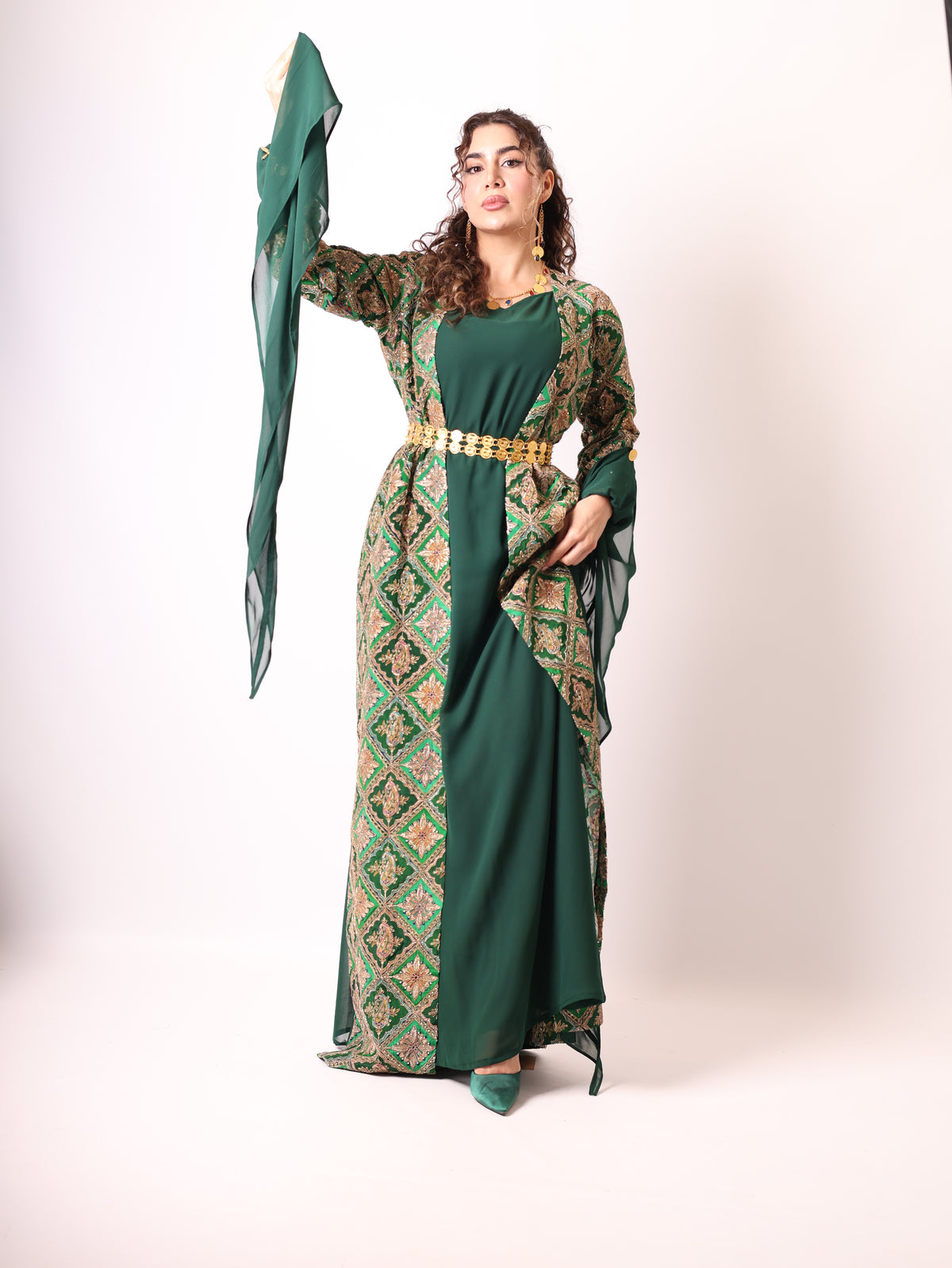Monire Dark green 3 items