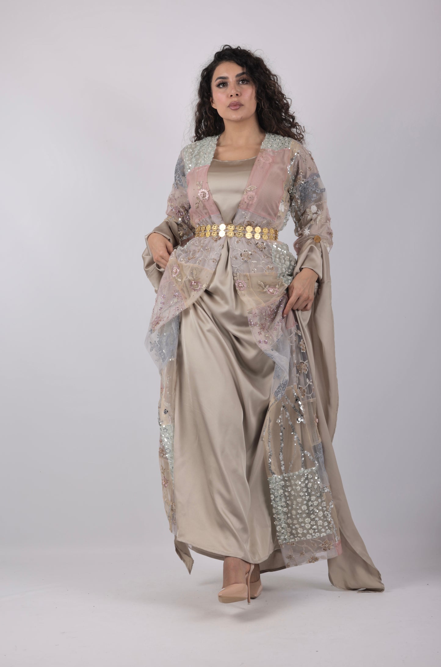 Awesar – Exclusive Kurdish Eco Set  Handcrafted • Sustainable • Meaningful  5 items and includes Belt and Arm pins as gift