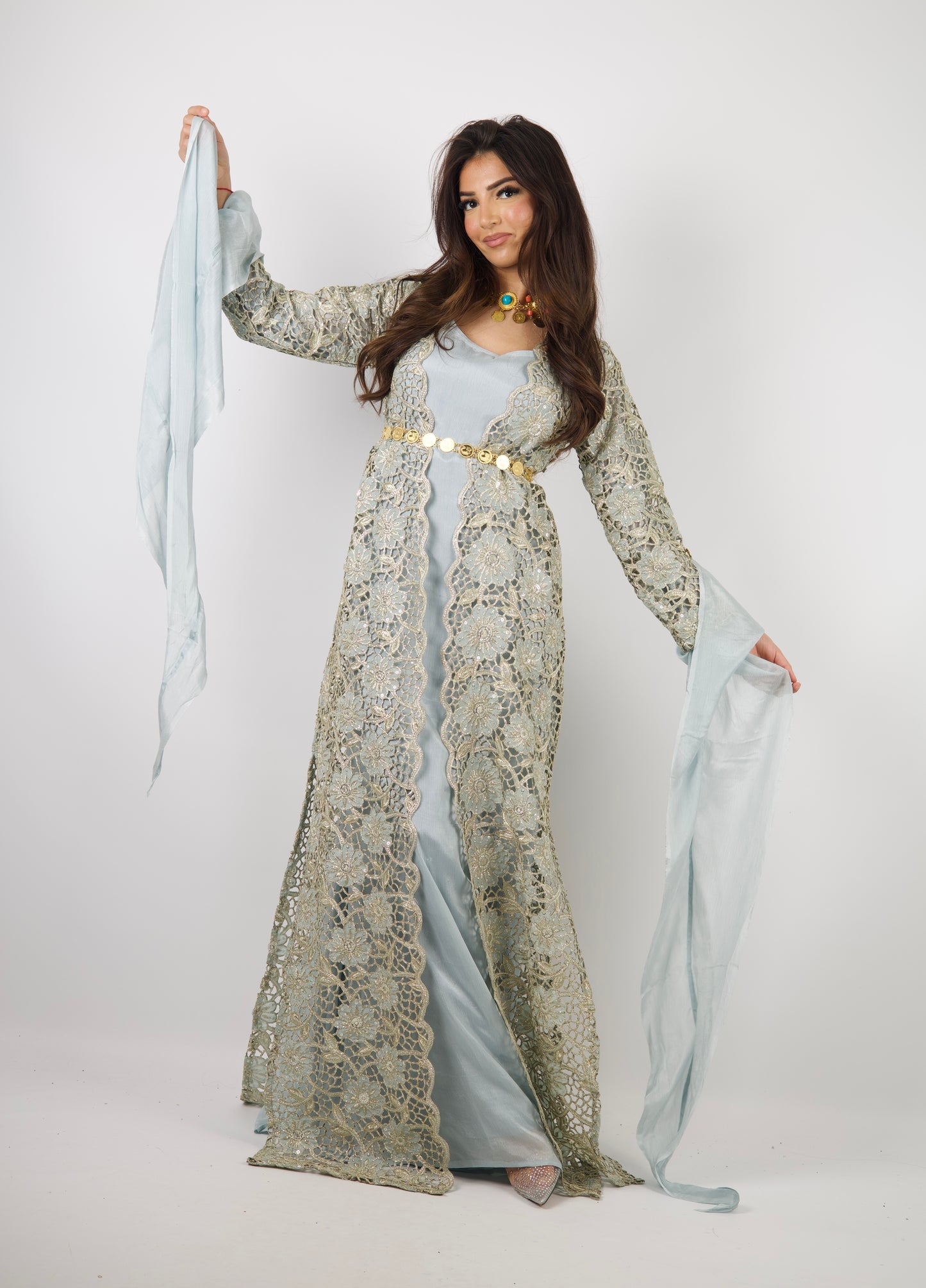 Dicle Kurdish Dress – Luxury Cutwork Collection