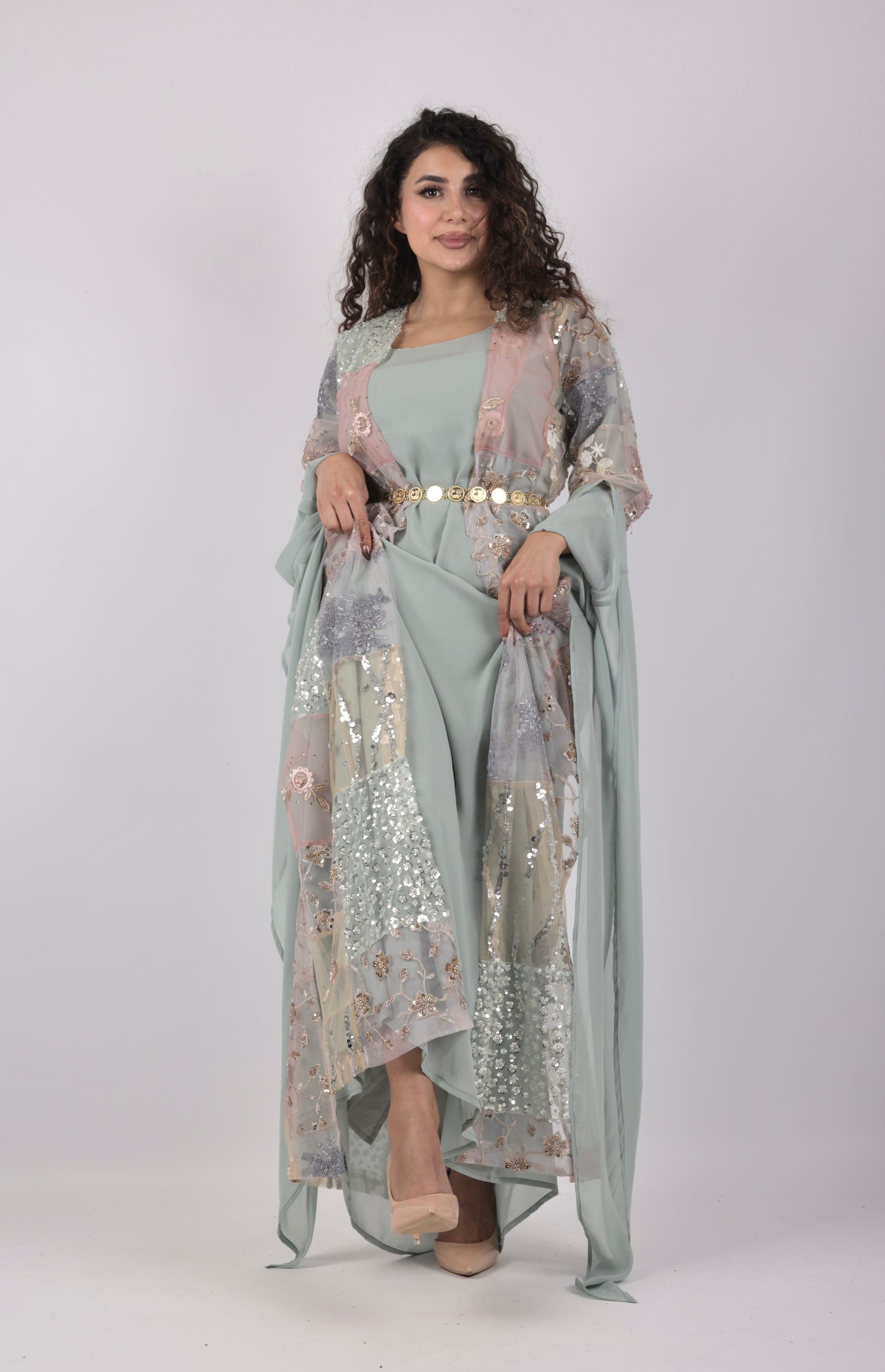 Awesar – Exclusive Kurdish Eco Set  Handcrafted • Sustainable • Meaningful  5 items and includes Belt and Arm pins as gift