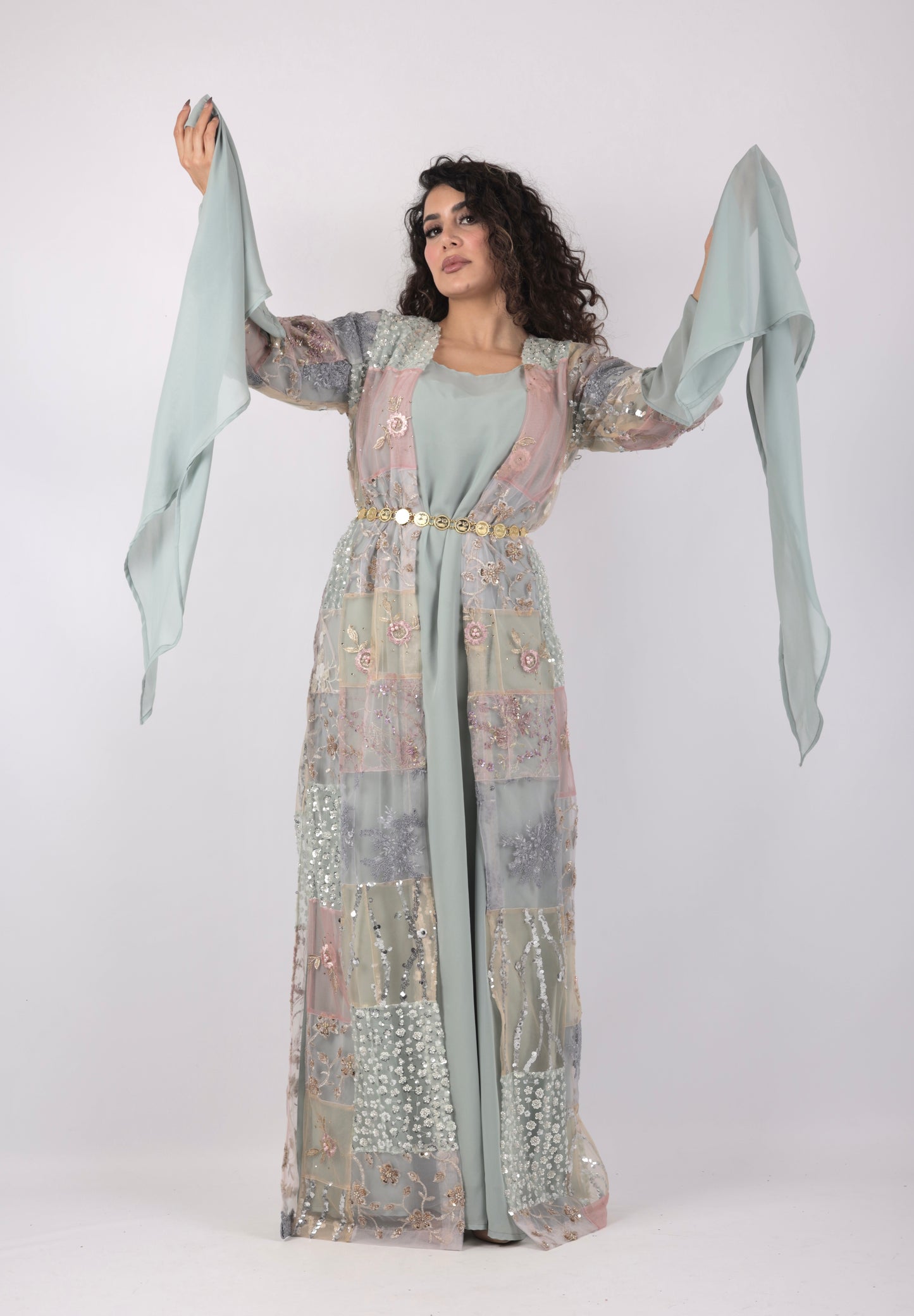 Awesar – Exclusive Kurdish Eco Set  Handcrafted • Sustainable • Meaningful  5 items and includes Belt and Arm pins as gift