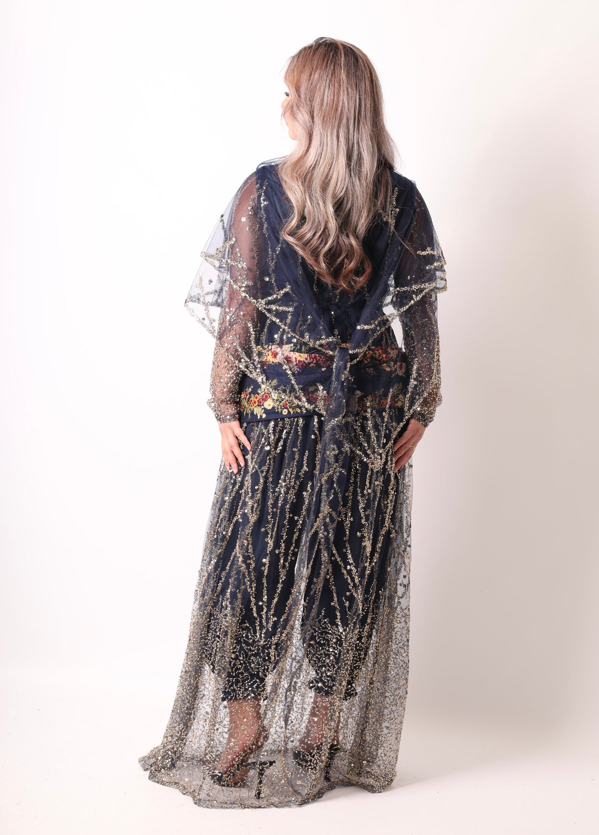 Mukeryani Newroz Navy Blue