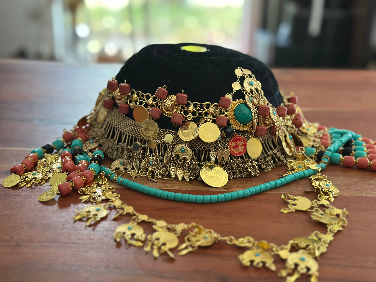 Kurdish and Hawrami Hat with Historical Details
