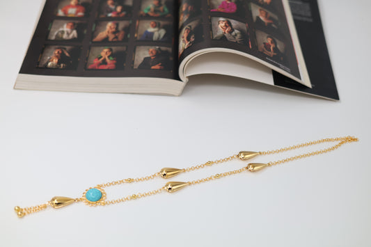 Necklace Mêlwan ملوان Turquoise