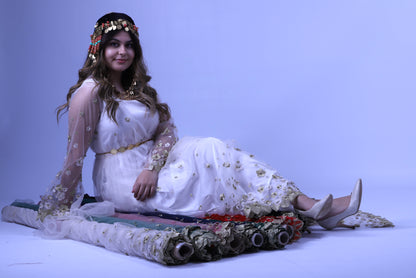 Dilan Design Badini Kurdish White Milky