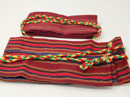 Kurdish Ŝal Kurdi pêshten  Kur + Bab ( 2 belts)