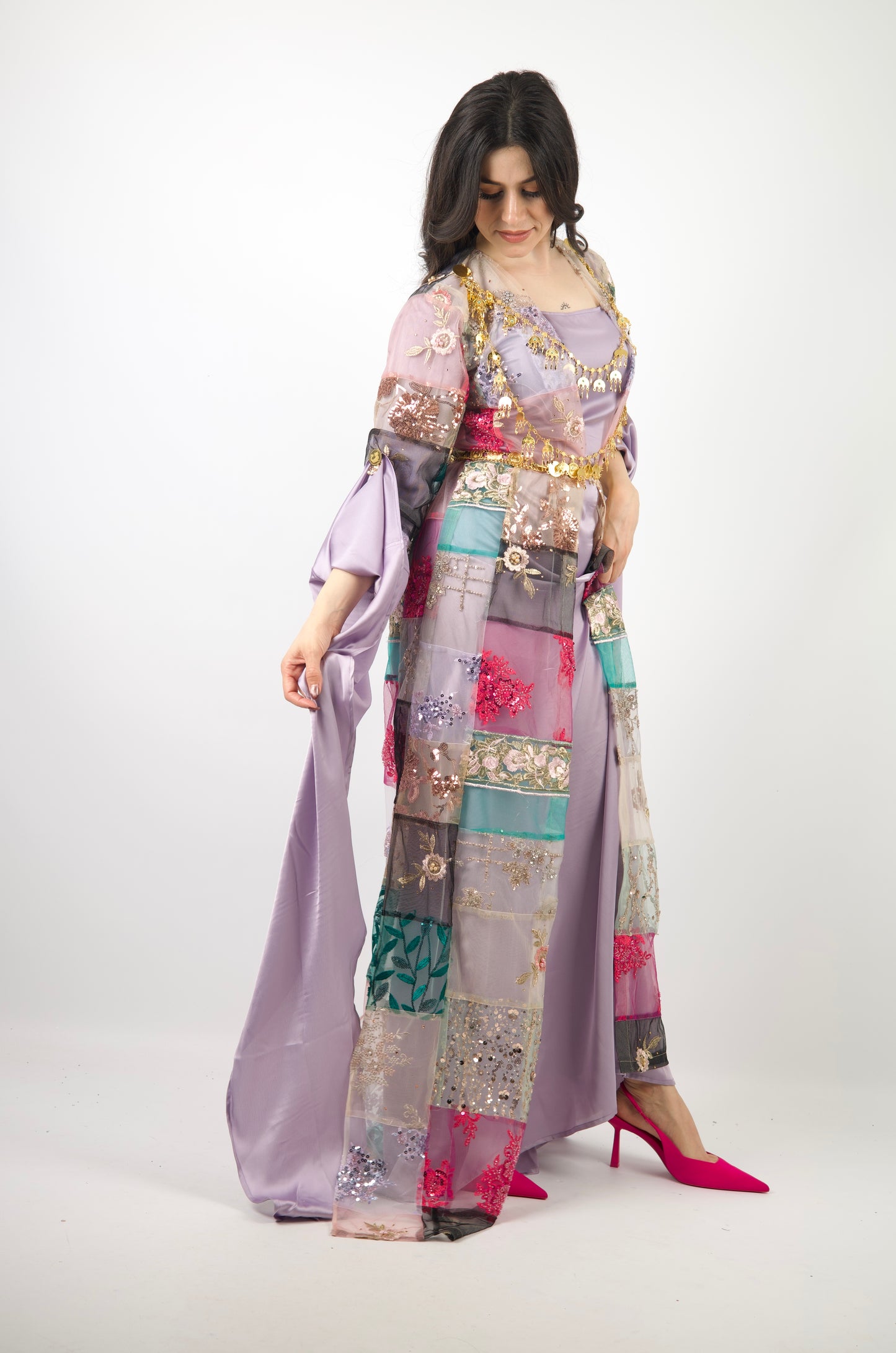 Hiwa– Exclusive Kurdish Eco Set  Handcrafted • Sustainable • Meaningful  5 items and includes Belt and Arm pins as gift