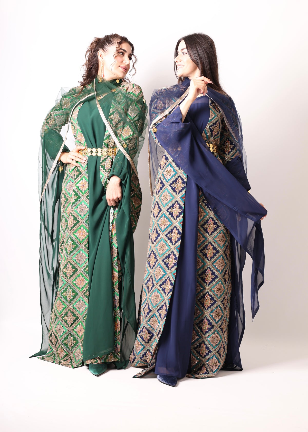 Monire  Dark Green 4  items including Dasmal with  Dark green