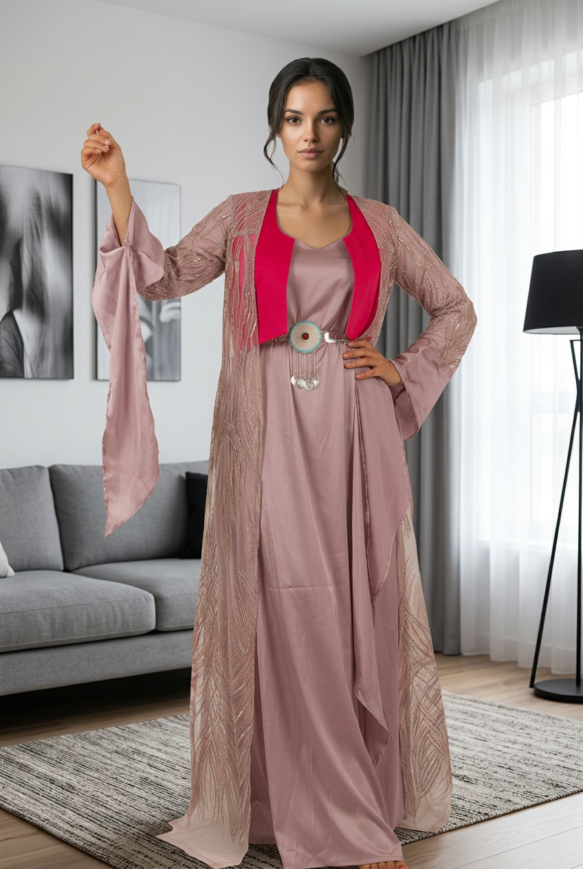Bnawsh in 6 pieces Traditional Kurdish Clothing