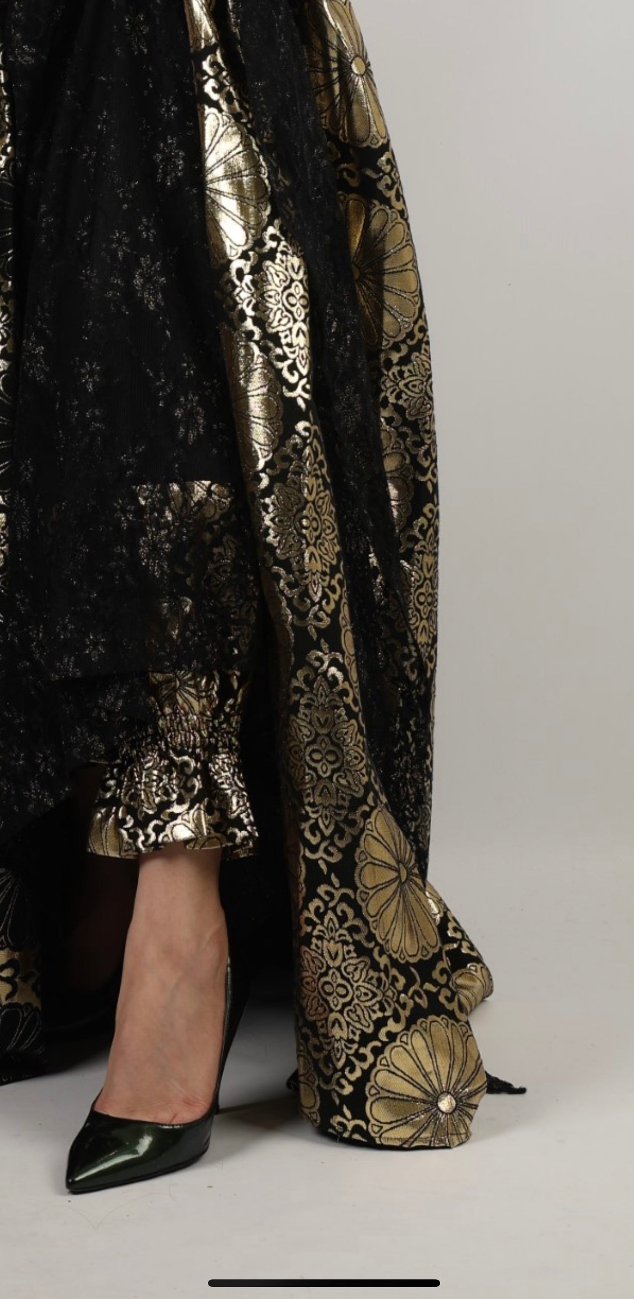 🖤Hafse Xan Collection – 4-Piece Kurdish Dress Set (Golden, black)