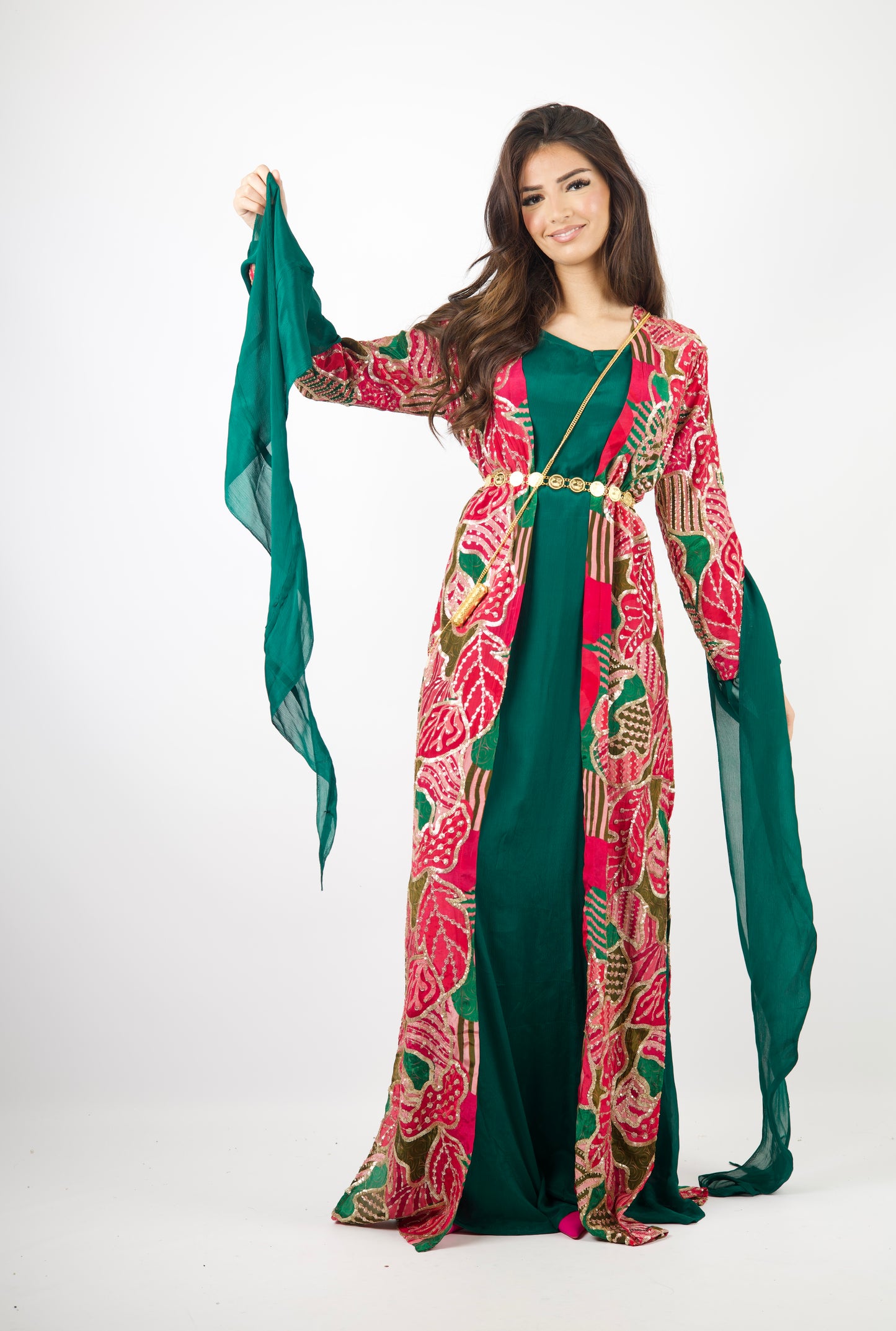 Peraw Kurdish Dress Green