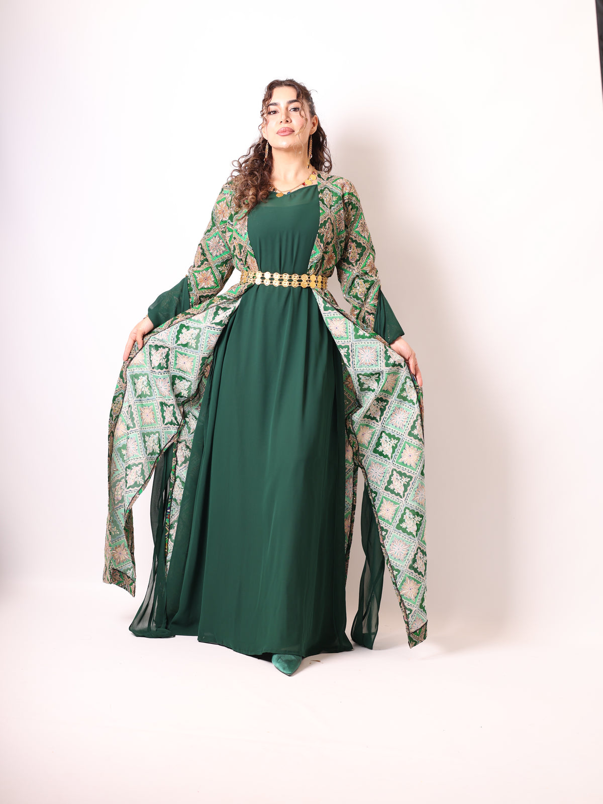 Monire Dark green 3 items