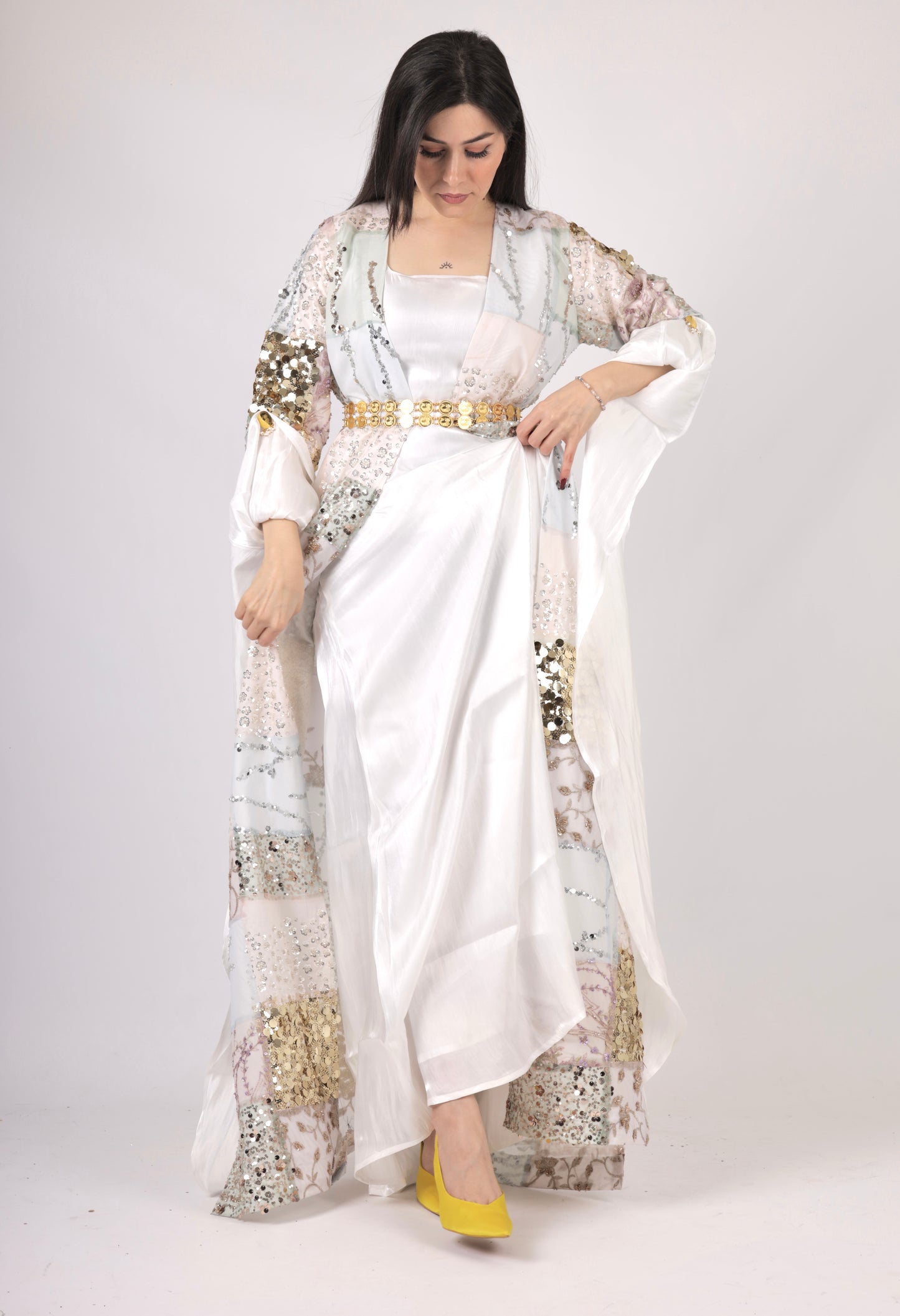 Kotri Spi Exclusive Kurdish Eco Set  Handcrafted • Sustainable • Meaningful  3 items and includes Belt and Arm pins as gift (kopia 3)