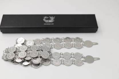 Shamaran Silver 2 rows 90 cm
