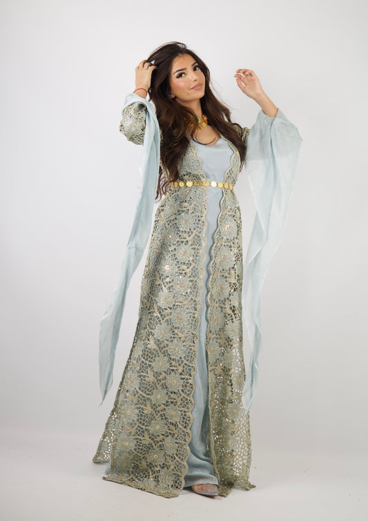 Dicle Kurdish Dress – Luxury Cutwork Collection