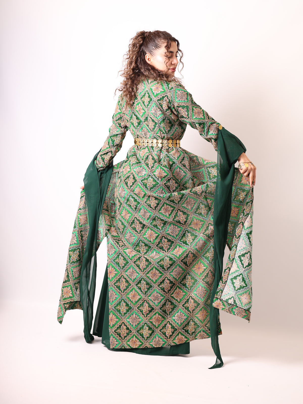 Monire Dark green 3 items