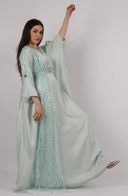 Lux Crystal Ocean GreenKewsan textile and more Kurdish women, Kurdish clothes, Kurdische kleider