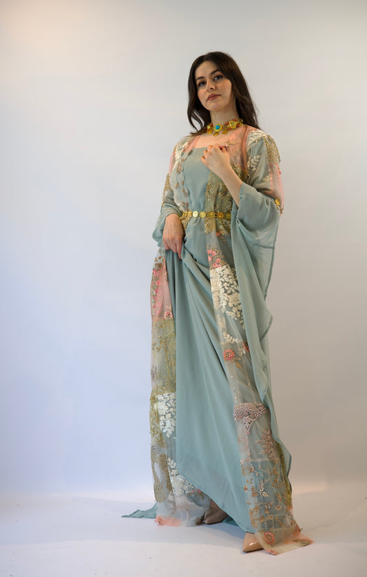 Xozgê Exclusive Kurdish Eco Set  Handcrafted • Sustainable • Meaningful  3 items and includes Belt and Arm pins as gift