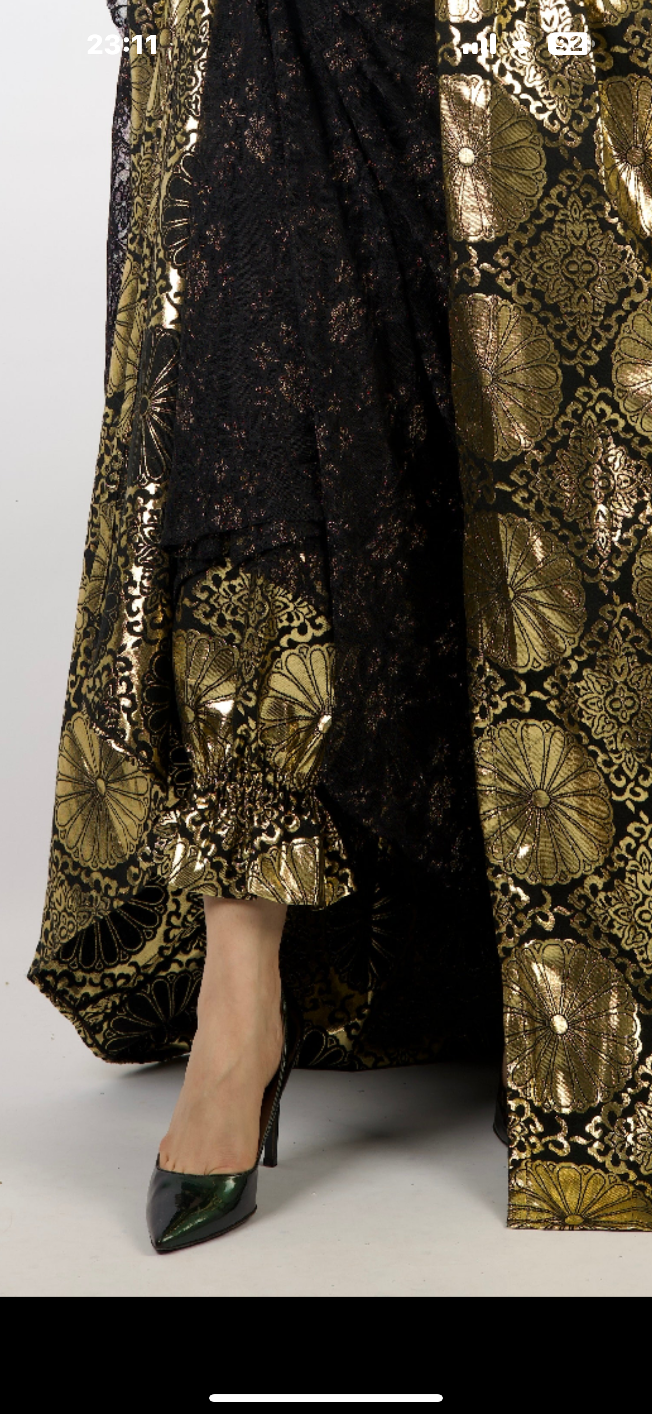 🖤Hafse Xan Collection – 4-Piece Kurdish Dress Set (Golden, black)