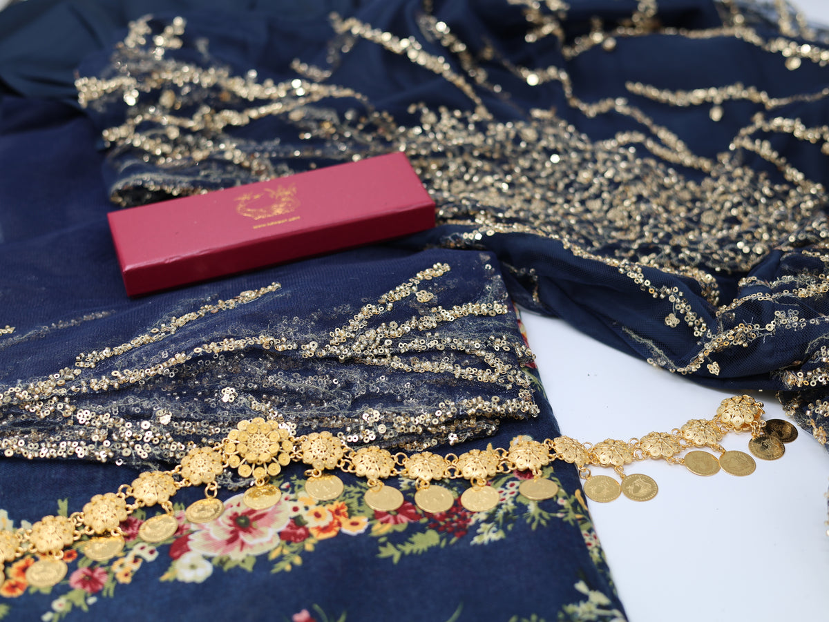 Mukeryani Newroz Navy Blue