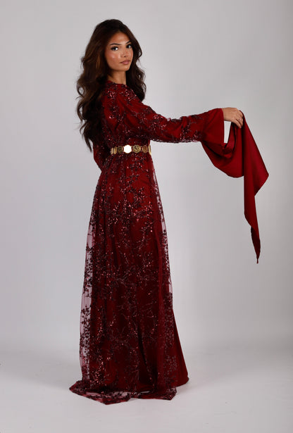 Red wine ShkofaKewsan textile and more Kurdish women, Kurdish clothes, Kurdische kleider