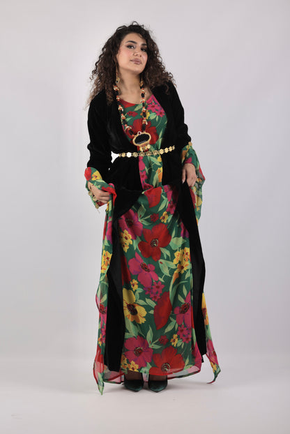 Gulkash Kurdish Dress includes long Kawa 3 items