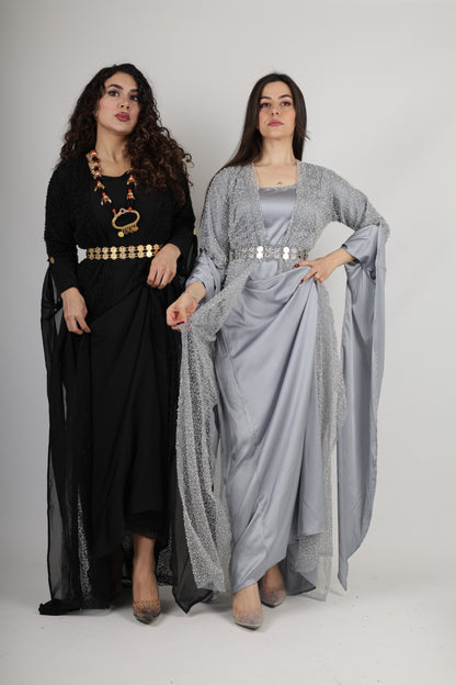 Merwari Black Dress جلی کوردی مرواری رەش