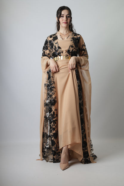 Dildar Black Badini Kurdish Dress