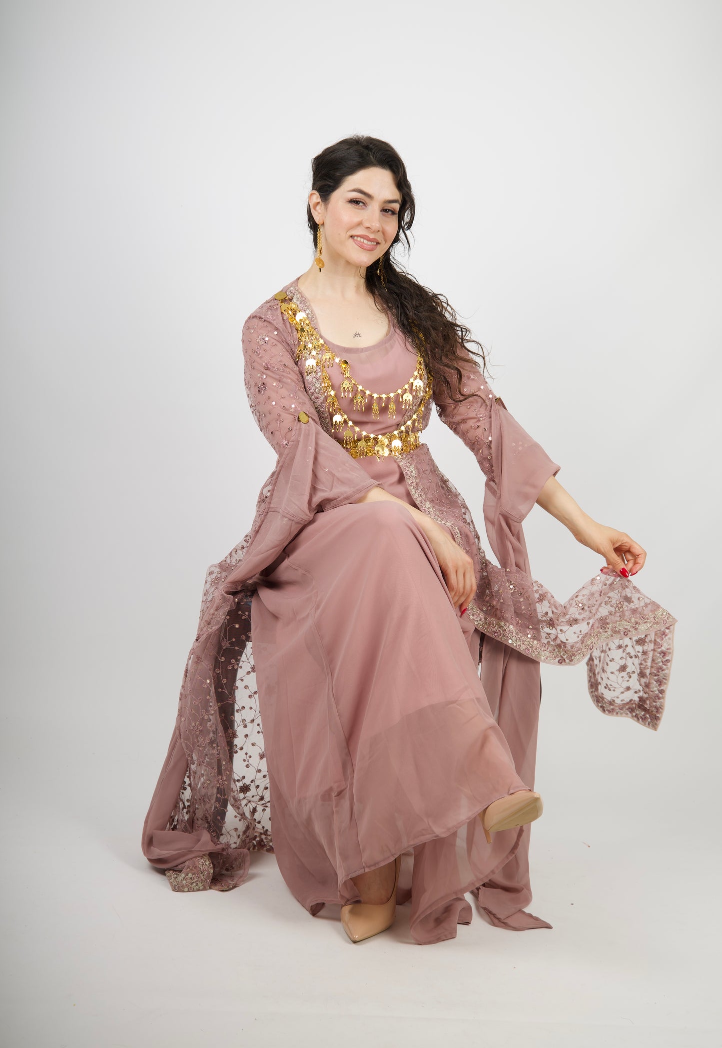 Hana Collection Dasty Pink tone 3 items including