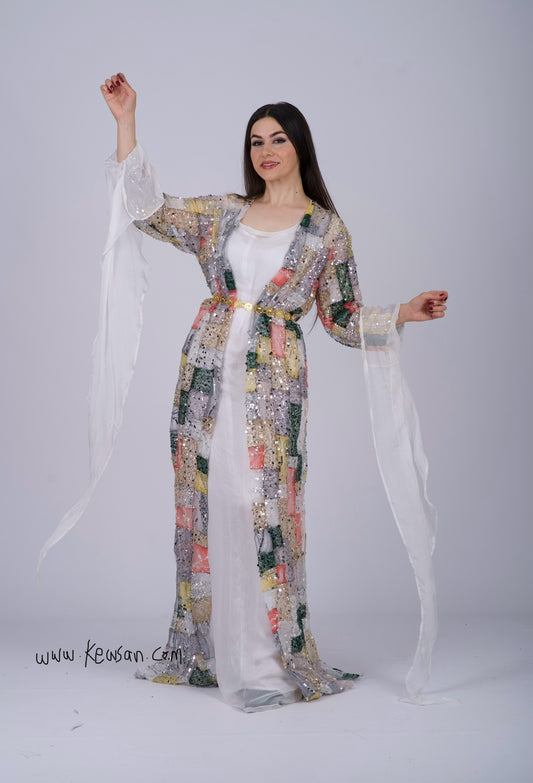 Eco collection Kurdish Exclusive Hand made Dress Baran