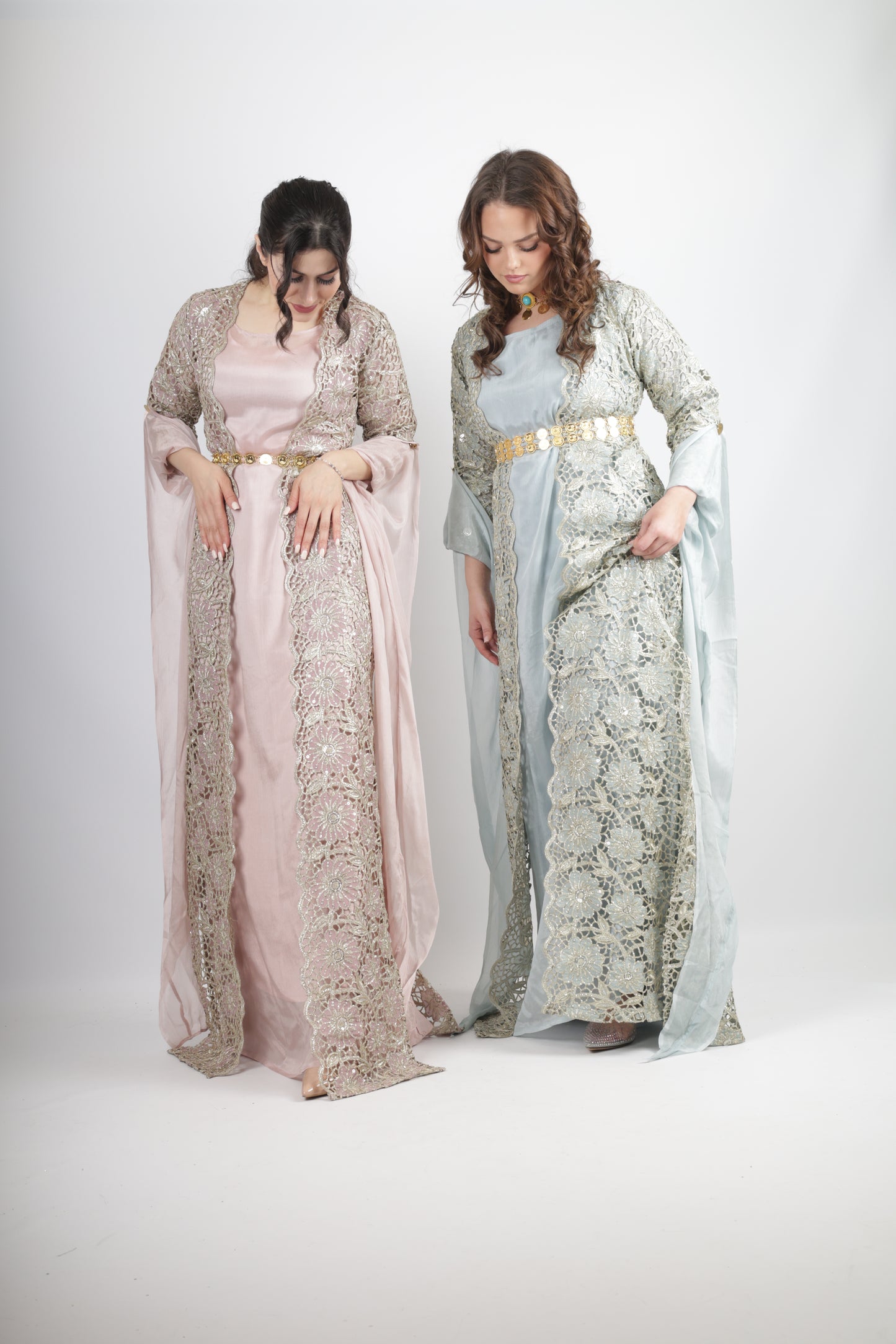 Dicla Kurdish Dress – Luxury Cutwork Collection Rosa