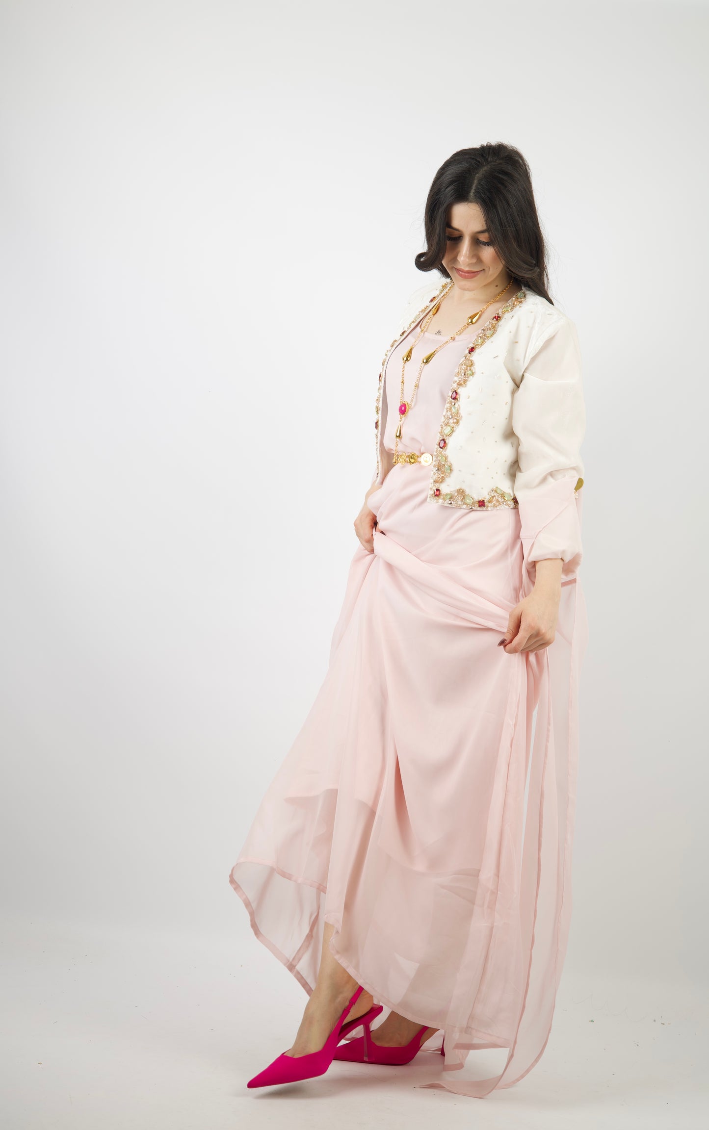 Complete set Kurdish vest With Arms Handmade