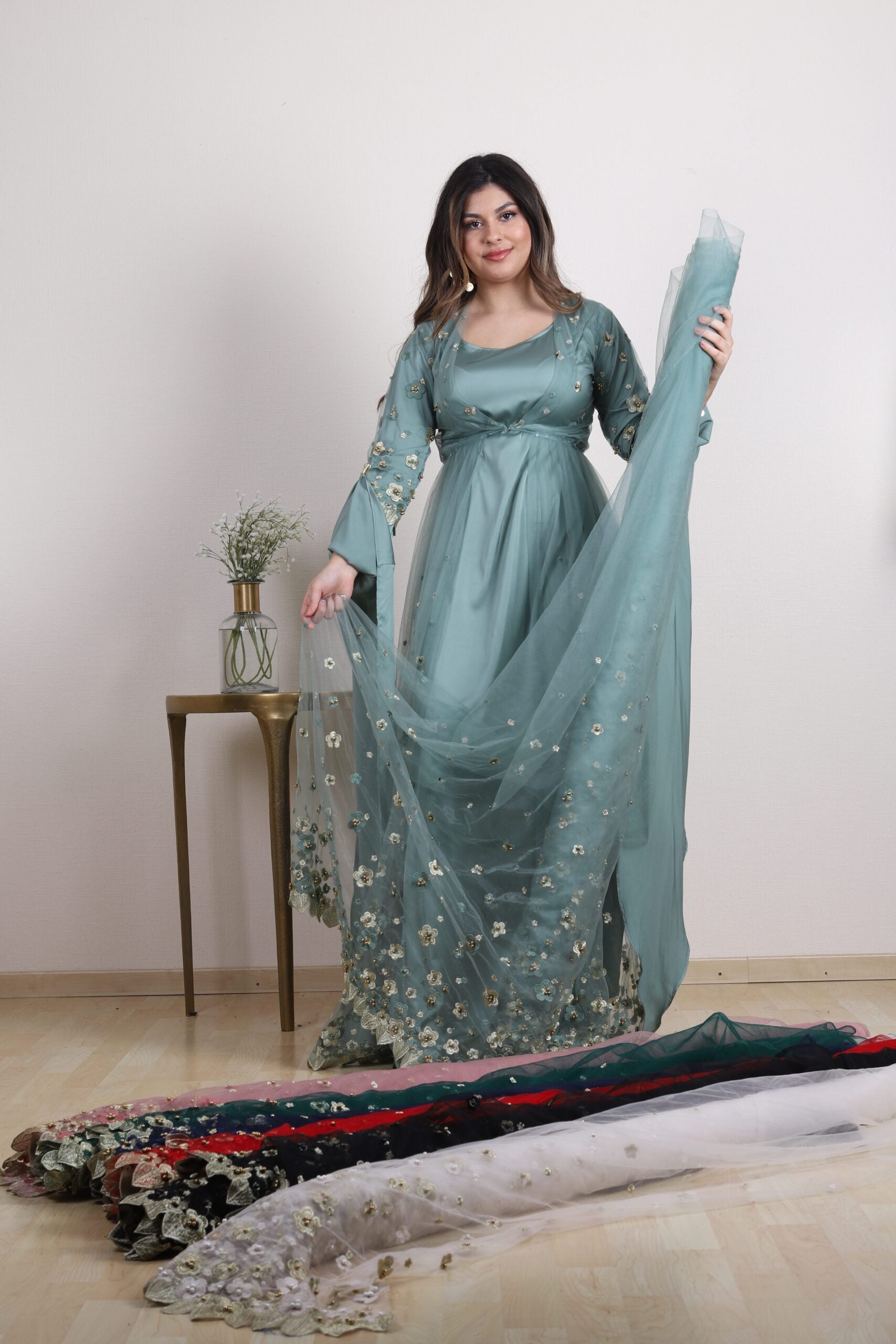 Dilan Design Badini  Pastel GreenKewsan textile and more Kurdish women, Kurdish clothes, Kurdische kleider