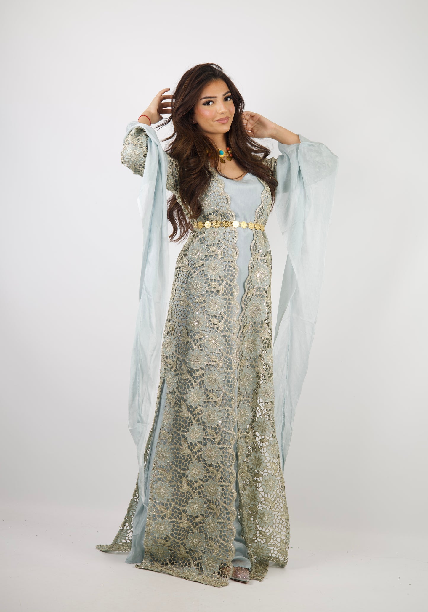 Dicle Kurdish Dress – Luxury Cutwork Collection
