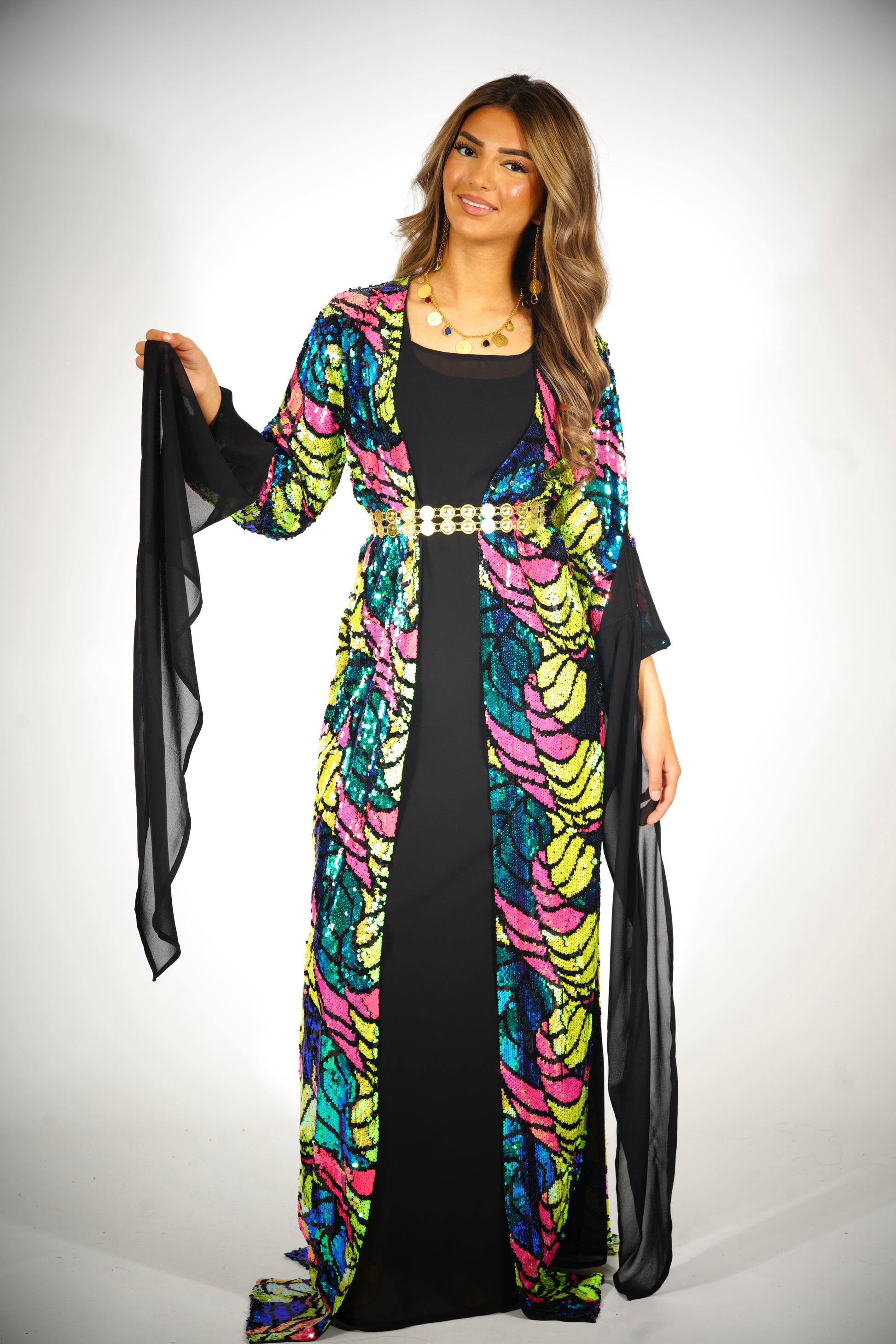 kurdish maxi dress Golzar Collection Traditional Kurdish Dress for Newroz & Weddings
